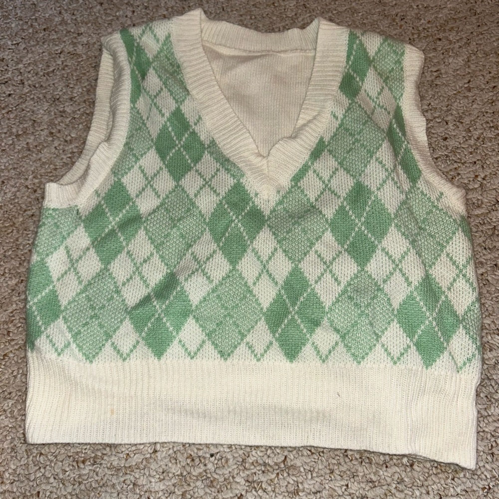 Amazon crop sweater vest
